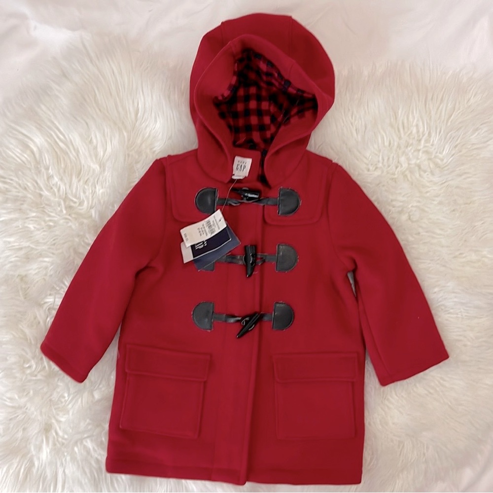 Baby Gap Red Peacoat